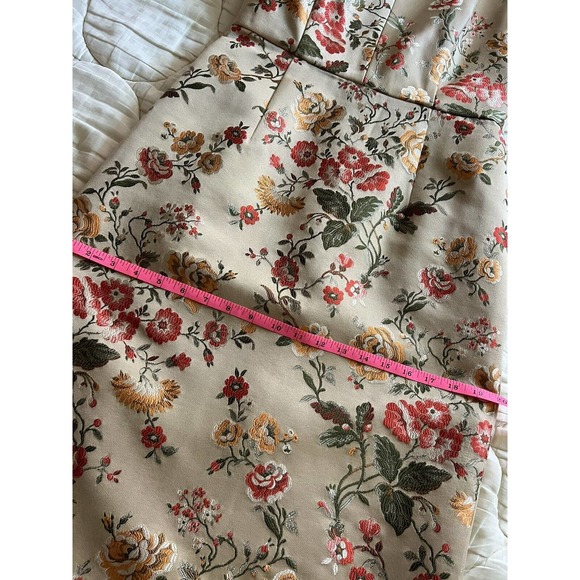 Markarian Apollonia Gold Floral Brocade 8 Dress - Picture 14 of 14